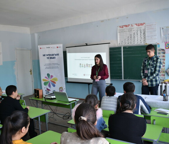 Präsentation vor der Klasse